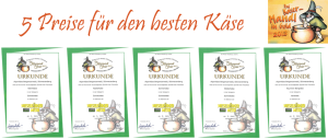 5 Preise prämieren den besten Käse