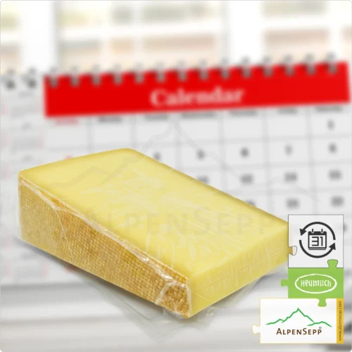 ABO BERGKÄSE + SCHNITTKÄSE – 1,1 KG | laktosefrei | abwechselnde Käsevielfalt mit flexibler Laufzeit des Käseabos 7 Abonnement mit Bergkäse und Schnittkäse