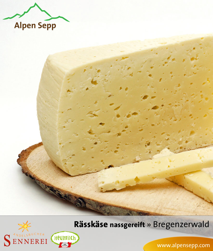 Heumilch Rässkäse, nassgereift