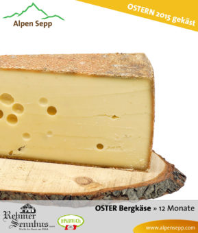 Aktion: Osterkäse - Bergkäse 12 Monate - Herstellung an Ostern 2015 Aktion: Osterkäse - Bergkäse 12 Monate - Herstellung an Ostern 2015