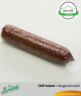 Bregenzerwälder Chili Salami vakuumiert