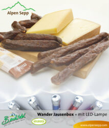 Wanderbox - Jause mit Wurst und Käse