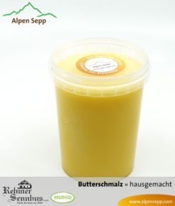 Bewertungen unserer Kunden 17 Premium Sennerei Butterschmalz | Butterreinfett bzw. Ghee | hausgemacht | 430 Gramm aus Heumilch®