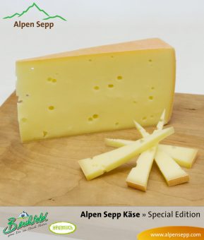 Premium Käse Sonderedition "ALPEN SEPP" | direkt aus´m Käsekeller