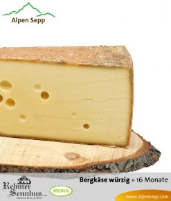 Bewertungen unserer Kunden 55 Extra würziger Bergkäse | 16 Monate alt gereift | direkt aus´m Käsekeller - super aromatisch