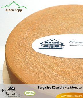 BERGKÄSE Käselaib, mild - 4 Monate