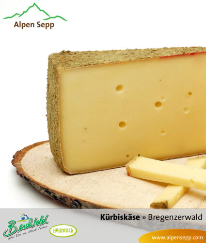 Würziger Kürbiskäse - Spezial Schnittkäse
