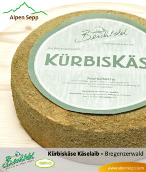 Kürbiskäse 6 kg - aus Heumilch