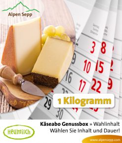 5x Alpengenuss Käseabo » Wähle Inhalt und Dauer!