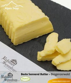 Beste Sennerei Butter - ein intensives Geschmackserlebnis. Solange der Vorrat reicht!
