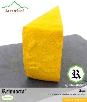 REHMOCTA® » Ähle « | Käse Spezialität | mit STAY SPICED ! Gewürzmischung und feinem Zimt affiniert