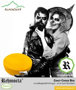 Bewertungen unserer Kunden 37 Käsebox CRAZY CHEESE mit 5x REHMOCTA® Käsesorten - Ehni, Ähle, Dätta, Peppino & der Bärige | 1 kg