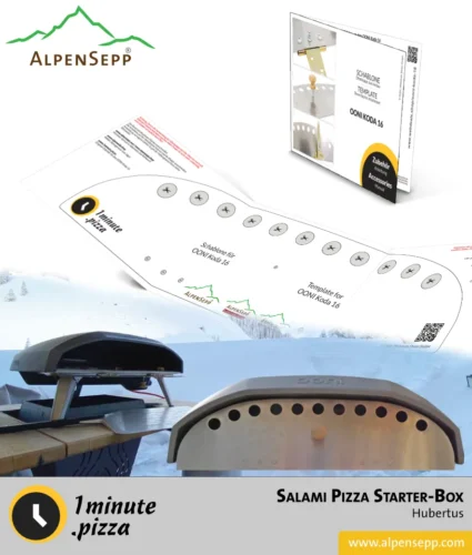 Ooni Koda 16 Pizza Ofen Tuning mit Klappe | Salami Pizza Starter Set "HUBERTUS" + GRATIS Schablone zum Selbstbau 1 Ooni Koda 16 Pizza Ofen Tuning mit Klappe | Salami Starter Set "HUBERTUS" + GRATIS Schablone zum Selbstbau