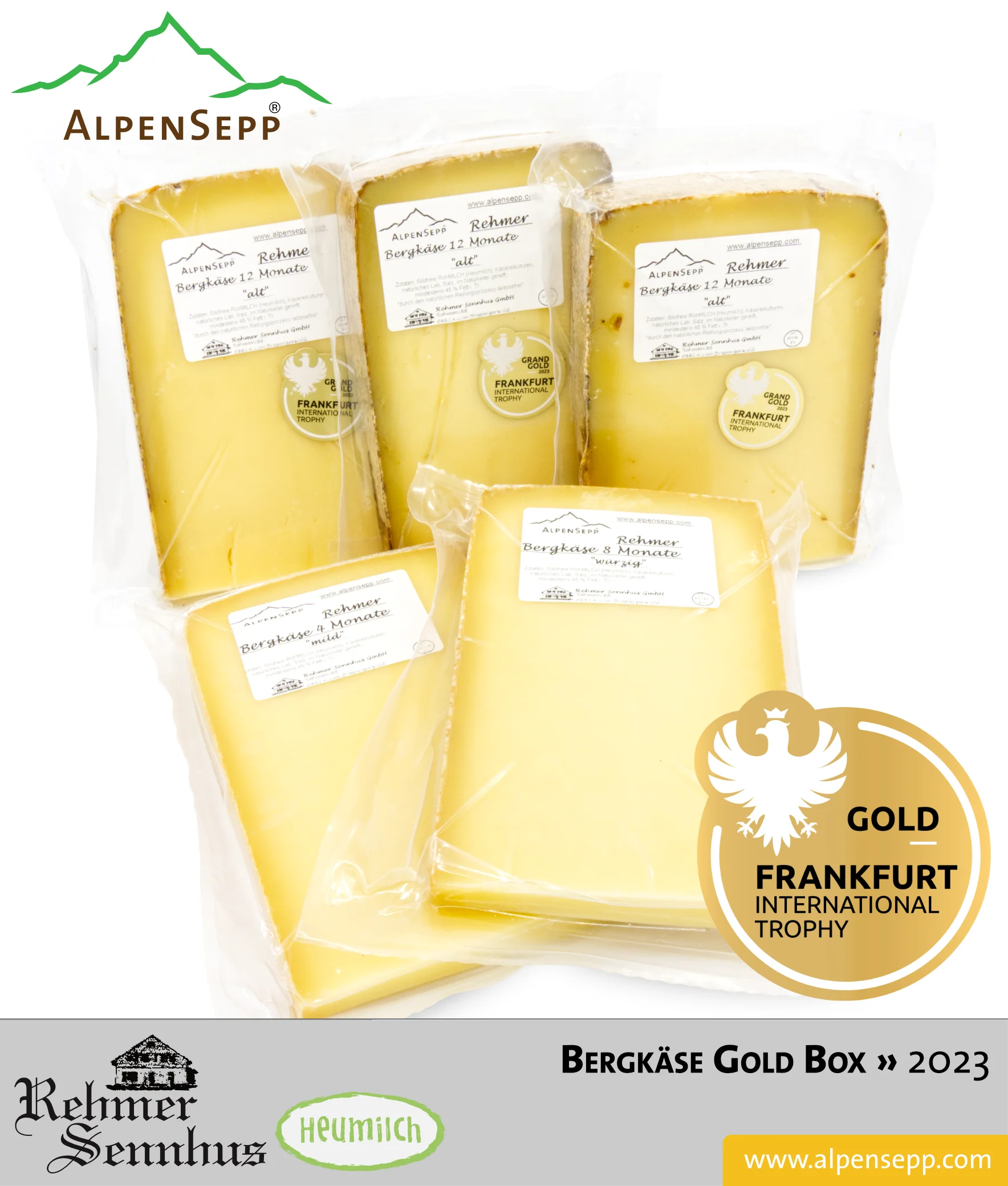 ▷ Bergkäse Super Gold Box  Frankfurt International Trophy