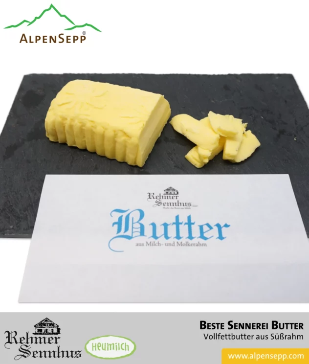 Beste Sennerei Butter - ein intensives Geschmackserlebnis | limitiertes Wochenkontingent, jeweils ab Montag