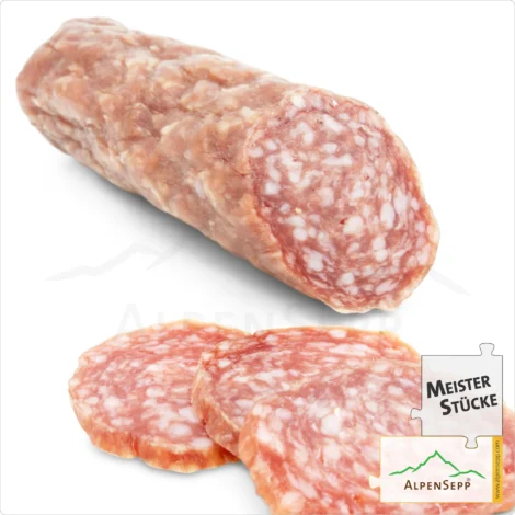 HAUSSALAMI | Milde Salami aus Schweinefleisch | PREMIUM Wurstsorte | 1 Stange