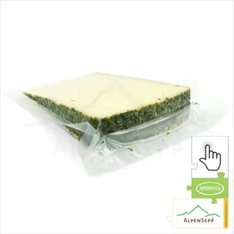 BÄRLAUCHKÄSE, 200 Gramm Käse aus Alpenmilch - laktosefrei | direkt aus dem Käsekeller | zart schmelzend mit einmaligem Bärlauch Charakter | 1-Klick Sofortkauf