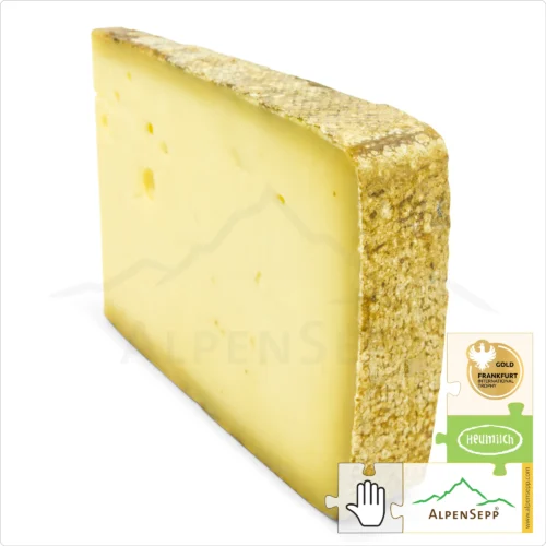ALPENSEPP 4.0 BOX | mild und würzig | Bergkäse Test Aktion | 2 kg 9 BERGKÄSE sehr würzig | 12 Monate gereift | Laktosefreier PREMIUM Heumilch Hartkäse direkt aus dem Käsekeller | kräftig-würzige Käse Genuss Garantie