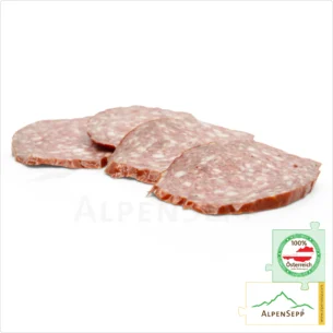 BERGSALAMI | Milde Salami Wurst aus Rindfleisch und Schweinefleisch | Rohwurst Wurstsorte