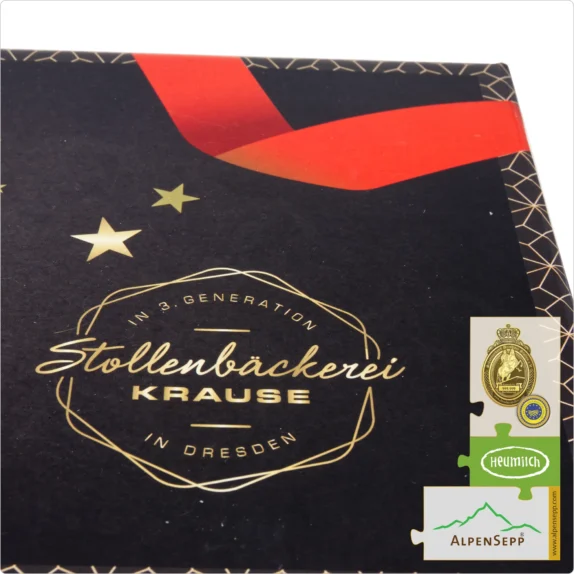 DRESDNER CHRISTSTOLLEN® | Original Weihnachtsstollen aus Dresden mit Zutaten vom AlpenSepp® | 1,5 kg Stollen mit echter Sennereibutter und Butterschmalz aus Heumilch® | Exklusiv auf Vorbestellung 12 DRESDNER CHRISTSTOLLEN® | Original aus Dresden mit Zutaten vom AlpenSepp | 1,5 kg Stollen mit echter Sennereibutter und Butterschmalz aus Heumilch® | Exklusiv auf Vorbestellung