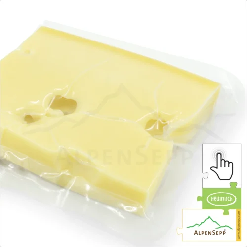 EMMENTALER | 200 Gramm Heumilch Käse - laktosefrei | direkt aus dem Käsekeller | zart schmelzend mit mild-nussigem Charakter | 1-Klick Sofortkauf 9 Emmentaler Käse Sofortkauf | Laktosefreier Hartkäse aus Heumilch | traditionell Hergestellt