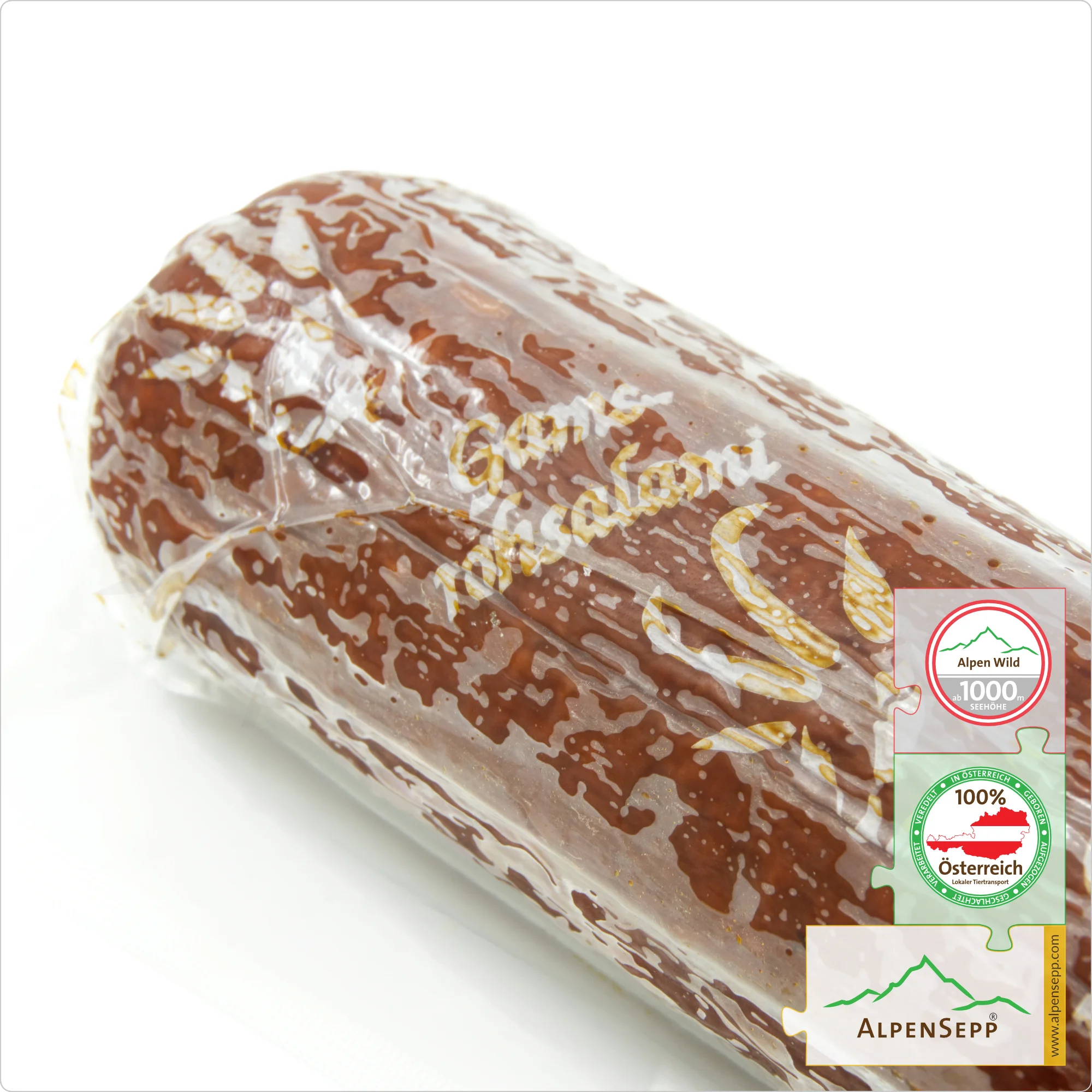 GAMSSALAMI | Salami Wildwurst von der Gams | Wurst vom heimischen Gamswild