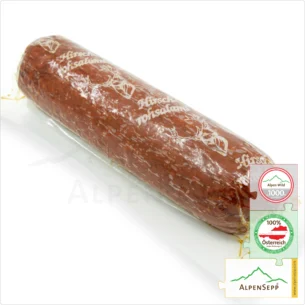 HIRSCHSALAMI | Salami Wildwurst vom Rotwild | Wurst vom heimischen Wild