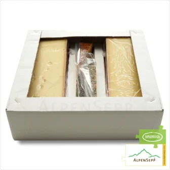 GROSSE KÄSE TESTBOX | Käsevielfalt mit 8x 2 Stück laktosefreie Heumilchkäse | 3,6 kg