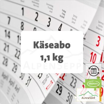 ABONNEMENT Käse - Bergkäse und Schnittkäse | 1,1 kg mit abwechselnder Käsevielfalt | mit flexibler Laufzeit des Käseabos