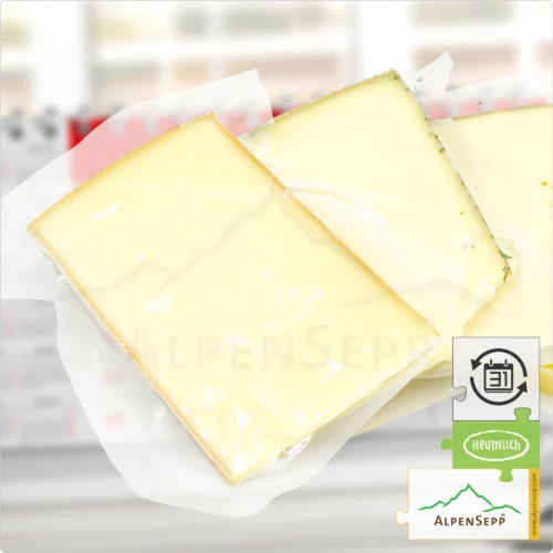 ABO BERGKÄSE + SCHNITTKÄSE – 1,1 KG | laktosefrei | abwechselnde Käsevielfalt mit flexibler Laufzeit des Käseabos 8 Abonnement mit Schnittkäse