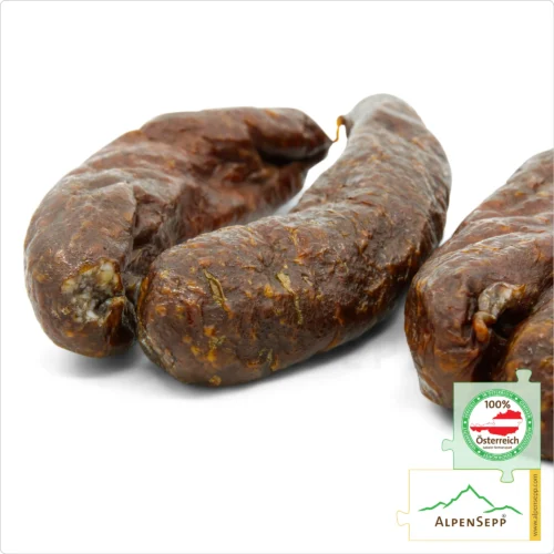 KAMINWURZEN - traditionelle Hartwurst | geräucherte PREMIUM Rohwurst | 2 Paar 7 KAMINWURZEN Wurst- traditionelle Hartwurst | geräucherte Rohwurst | 2 Paar