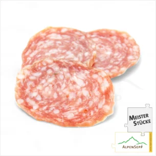 KNOBLAUCHSALAMI | Delikat-aromatische Salami aus Schweinefleisch | PREMIUM Wurstsorte mit Knoblauch Note | 1 Stange