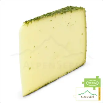 KRÄUTERKÄSE | 100% aromatische Genuss Garantie mit einmaligem Kräuter Charakter | Laktosefreier DELUXE Alpenmilch Käse direkt aus dem Käsekeller
