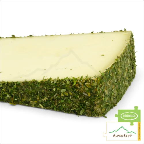 KRÄUTERKÄSE Käselaib | Laktosefreier Heumilch Käse | 8,1 kg Käserad 8 KRÄUTERKÄSE | 100% aromatische Genuss Garantie mit einmaligem Kräuter Charakter | Laktosefreier DELUXE Alpenmilch Käse direkt aus dem Käsekeller