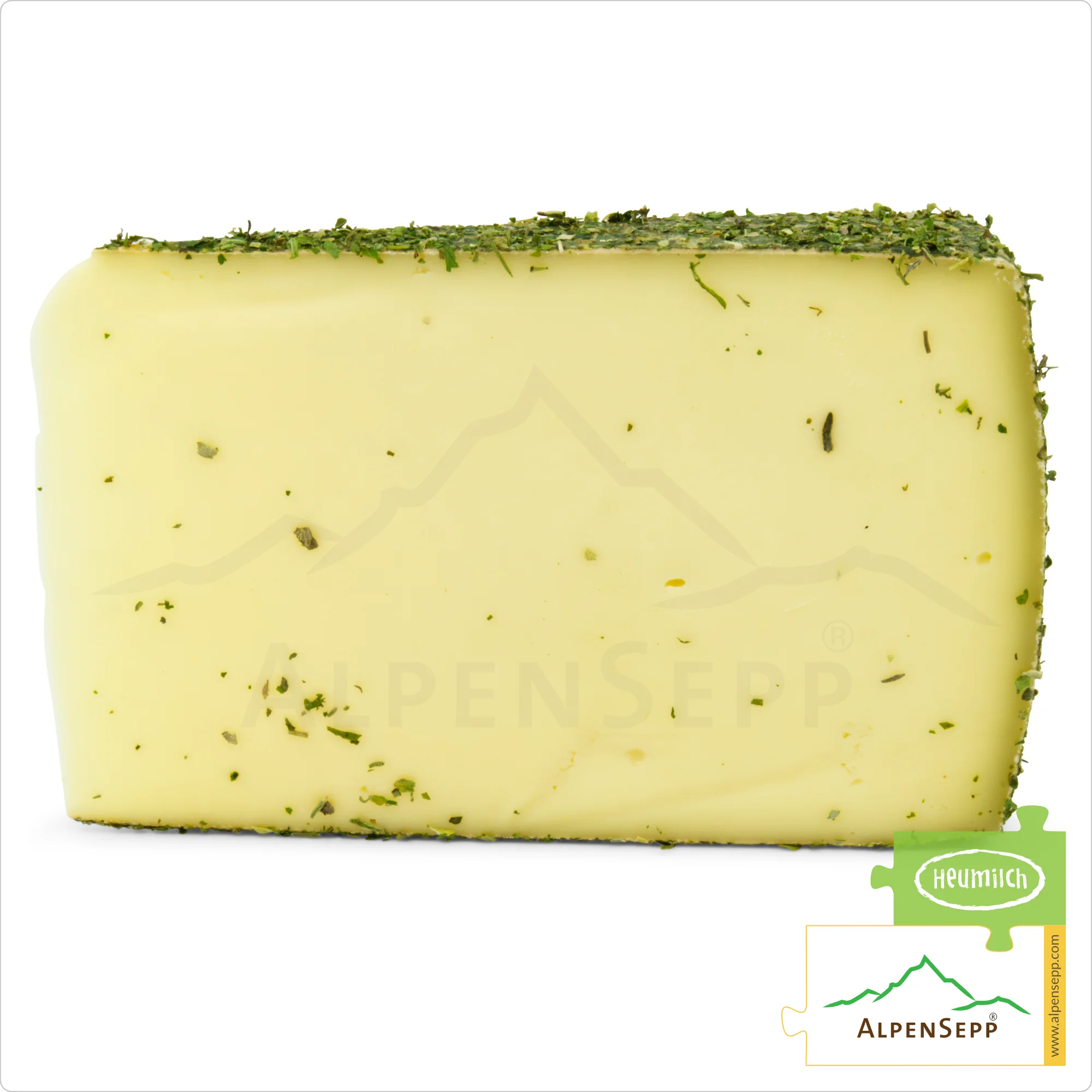 KRÄUTERKÄSE | 100% aromatische Genuss Garantie mit einmaligem Kräuter Charakter | Laktosefreier DELUXE Alpenmilch Käse direkt aus dem Käsekeller