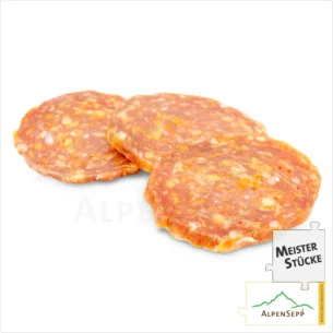 PEPERONCINO SALAMI | Chili Salami aus Schweinefleisch | Scharfe-aromatische PREMIUM Wurstsorte | 1 Stange