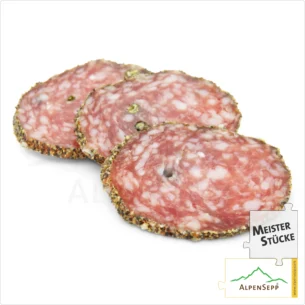 PFEFFERSALAMI | Delikat-aromatische Salami aus Schweinefleisch | PREMIUM Wurstsorte | 1 Stange