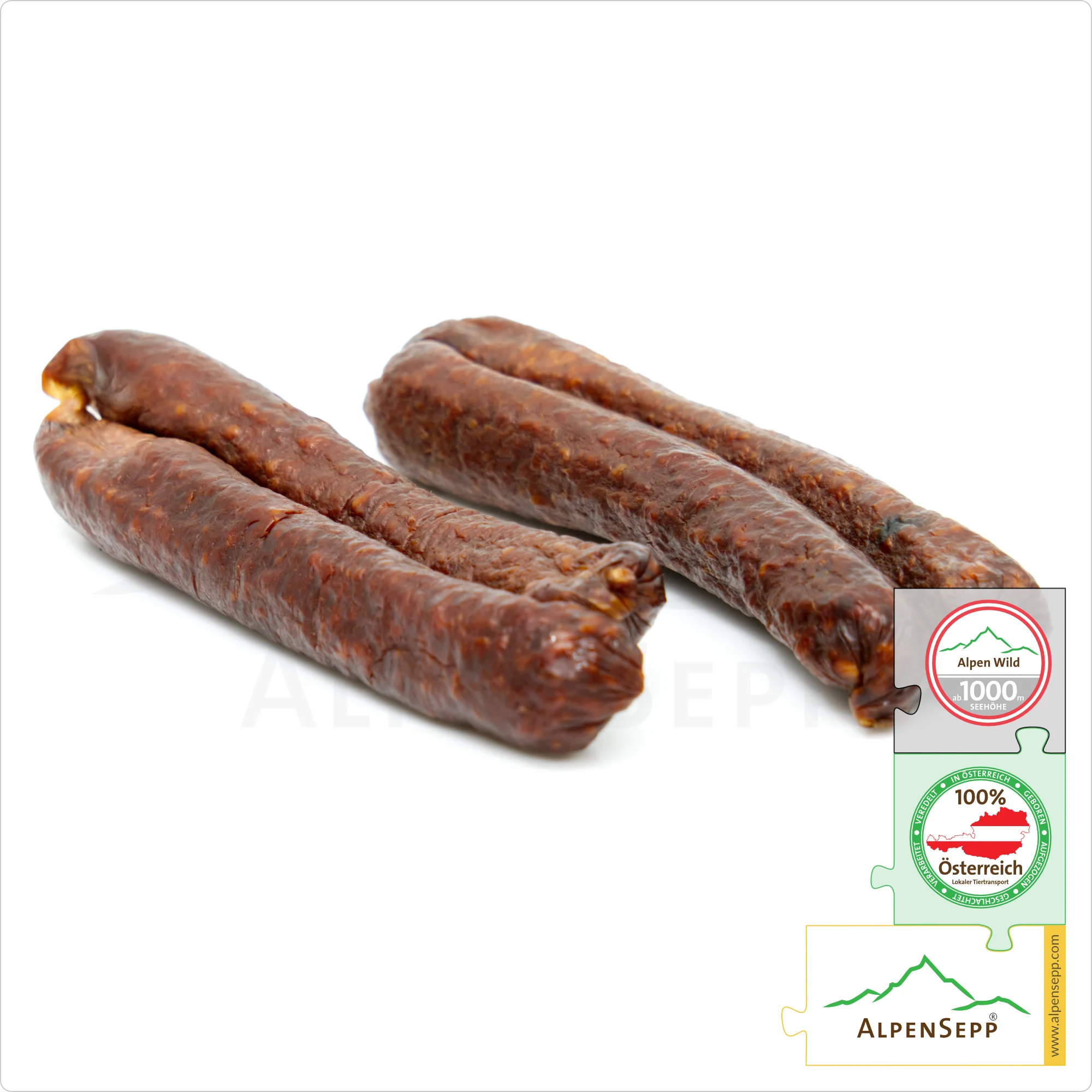 REHBEISSERLE | geräucherte Rohwurst vom Reh | Wurst vom heimischen Rehwild