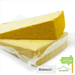 Käse REHMOCTA® » Ähle « | Laktosefreier Schnittkäse mit STAY SPICED! Gewürzmischung + Zimt affiniert