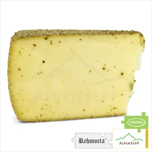 KÄSE REHMOCTA » Dätta « | Laktosefreie Heumilch Käsesorte mit STAY SPICED! Gewürzmischung und Pfeffer