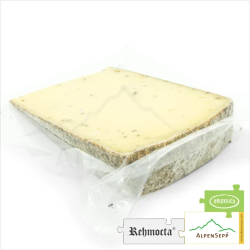 KÄSE REHMOCTA » Dätta « | Laktosefreie Heumilch Käsesorte mit STAY SPICED! Gewürzmischung und Pfeffer
