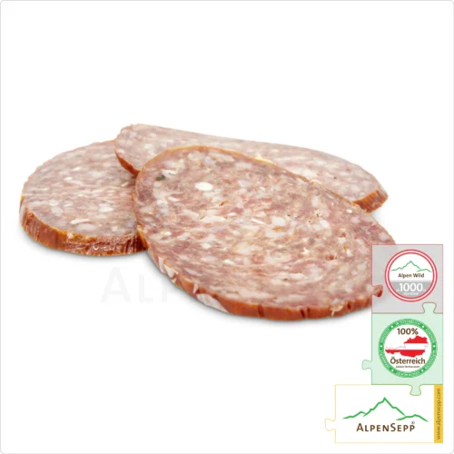 REHSALAMI - Salami Wildwurst vom Reh | PREMIUM Wurst vom heimischen Rehwild | 1 Stange 7 REHSALAMI | Salami Wildwurst vom Rehwild | Wurst vom heimischen Wild