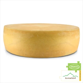 SENN ALMKÄSE würzig Käselaib | Laktosefreier Heumilch Käse | 6 kg Käserad