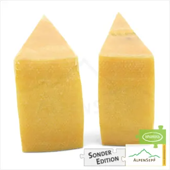 ALPENKÄSE Sonderedition » ALPENSEPP « | Laktosefreier Heumilch Käse direkt aus dem Käsekeller - mild-pikanter Geschmack 9 ALPENKÄSE Sonderedition » ALPENSEPP « | Laktosefreier DELUXE Heumilch Käse direkt aus dem Käsekeller | 100% mild-pikante Genuss Garantie
