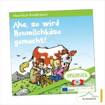 Kinderbuch: Aha, so wird Heumilchkäse gemacht! (Download)