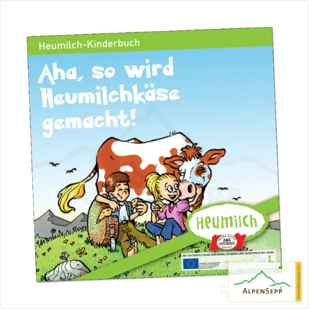 Kinderbuch: Aha, so wird Heumilchkäse gemacht! (Download)