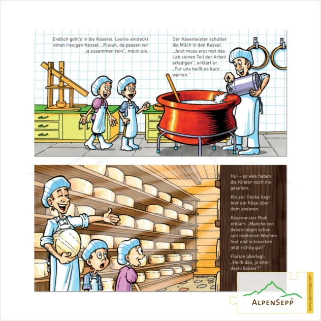 Kinderbuch | Aha, so wird Heumilchkäse gemacht! | Download (PDF/eBook) – Bild 2