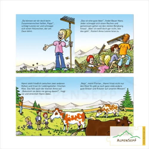 Kinderbuch | Juhu, so wird Heu gemacht! | Download (PDF/eBook) 5 juhu so wird heu gemacht inhalt kinderbuch alpensepp 2000