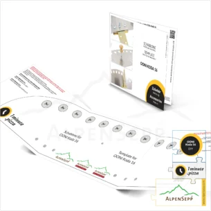 Ooni Koda 16 Klappe, Aufheizklappe, Hitzeschild | GRATIS | gedruckte Papier Schablone zum Selbstbau | Pizzaofen